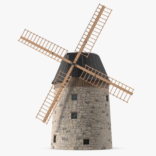modelo 3d Molino de viento aparejado - TurboSquid 2046440