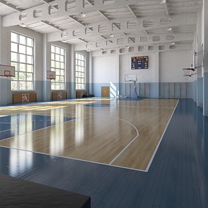 3D Basketball Arena 2 model