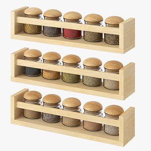 Jars with spices