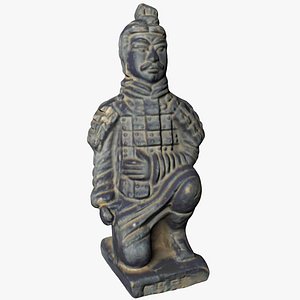 terracotta warrior chinese 3D