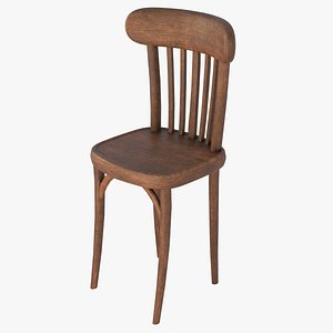 pbr old vintage chair model