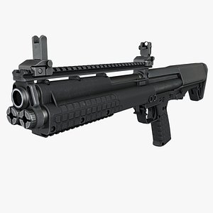 ksg shotgun 3d model