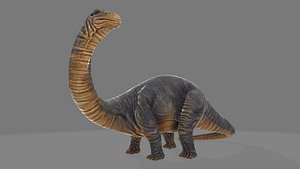 Apatosaurus Dinosaur Low-poly 3D model model
