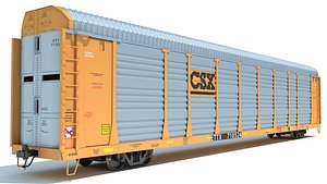 3D auto carrier car csx