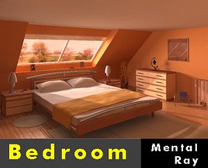 Bedroom Mental Ray version