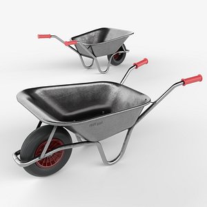 Wheelbarrow Galvanized Steel