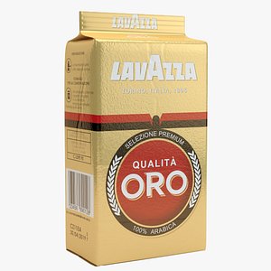 lavazza oro coffee packaging 3D model