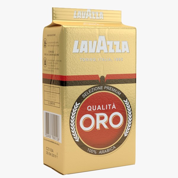 Lavazza oro coffee packaging 3D model - TurboSquid 1204085
