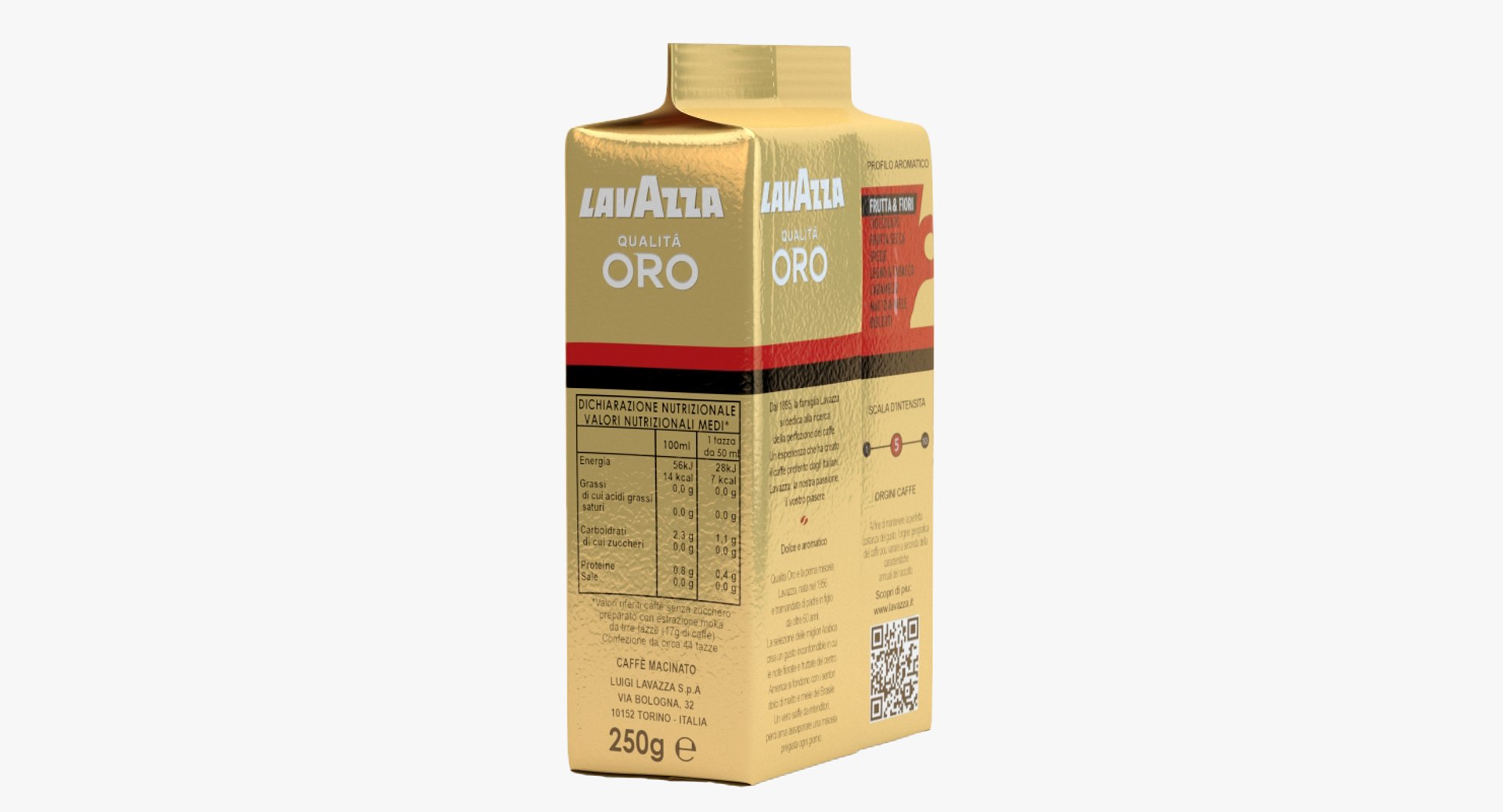 Lavazza oro coffee packaging 3D model - TurboSquid 1204085