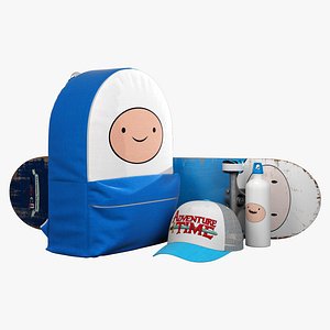 decorative set cartoon blue 3D