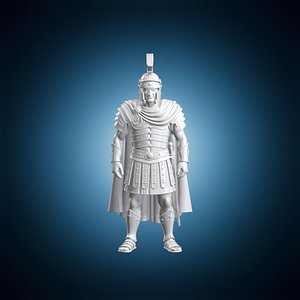 3D model Commanding Officer Military Figure 3D Print Model