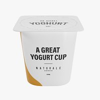 Square Yogurt Cup 150ML