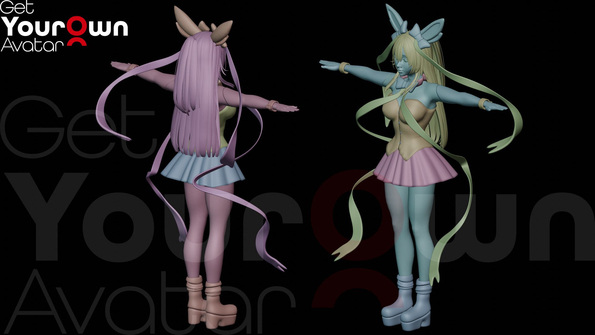 3D Aria Sync Anime 3D Character - TurboSquid 2413985