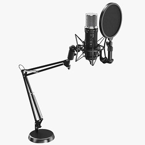 3D Condenser Microphone With Durable Arm