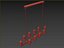 Hastings Linear Chandelier 3D model