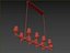 Hastings Linear Chandelier 3D model