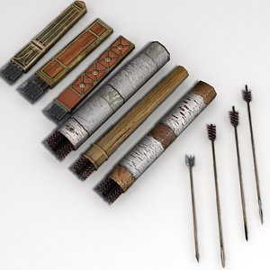 3d model arrows quivers