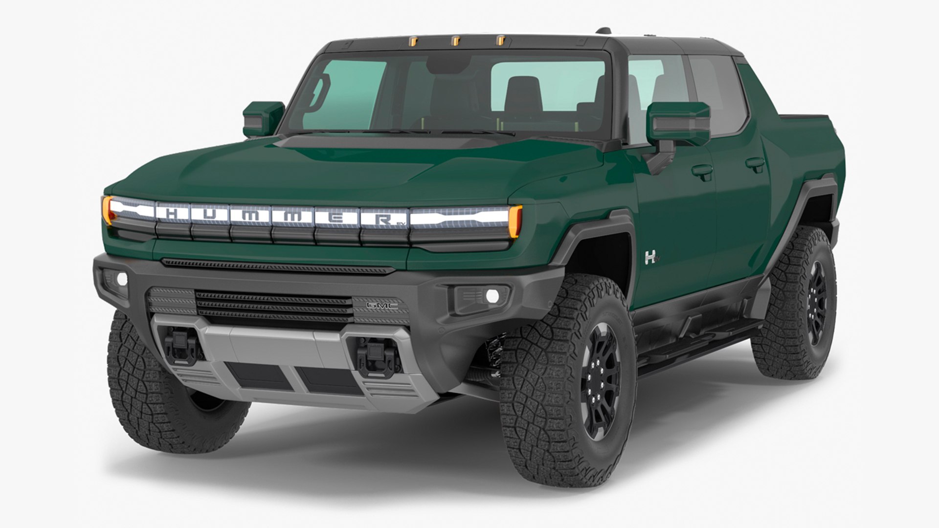 GMC Hummer EV Pickup Simple Interior(1) 3D model preview