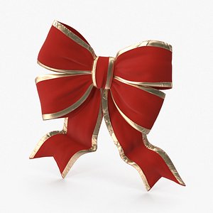 3d model christmas bow