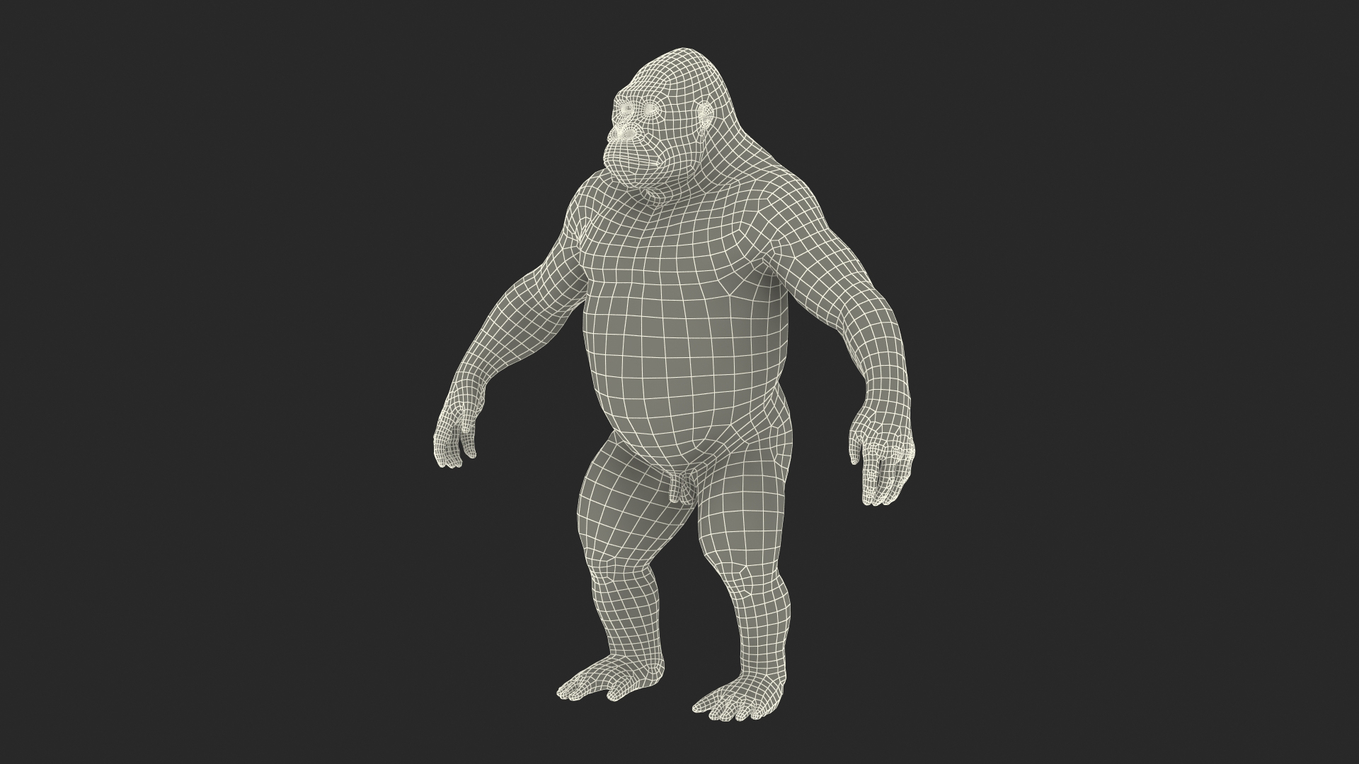 Gorilla Animated Rigged Model - TurboSquid 2293304