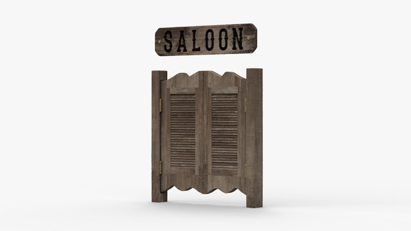 Western-Saloon-Türen manipuliert 3D-Modell - TurboSquid 2087614