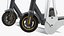 3D model Scooter Parking Rack with Ninebot KickScooter MAX
