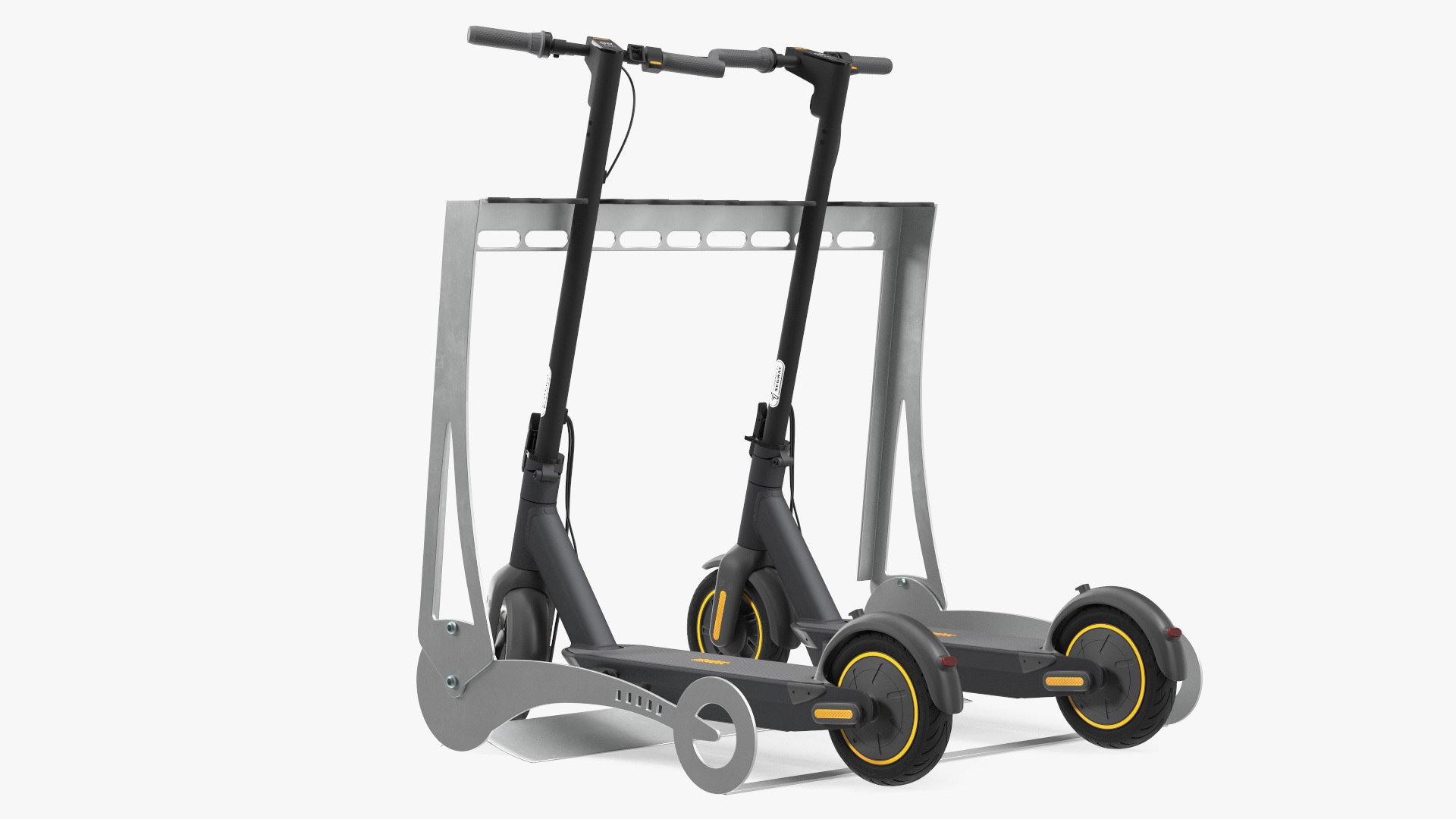 3D model Scooter Parking Rack with Ninebot KickScooter MAX https://p.turbosquid.com/ts-thumb/J3/GYWxoT/5X/scooterparkingrackwithninebotkickscootermaxc4dmodel010/jpg/1648185080/1920x1080/fit_q87/d66b55853e6bca7d88b988580538ea8cabea1cbf/scooterparkingrackwithninebotkickscootermaxc4dmodel010.jpg