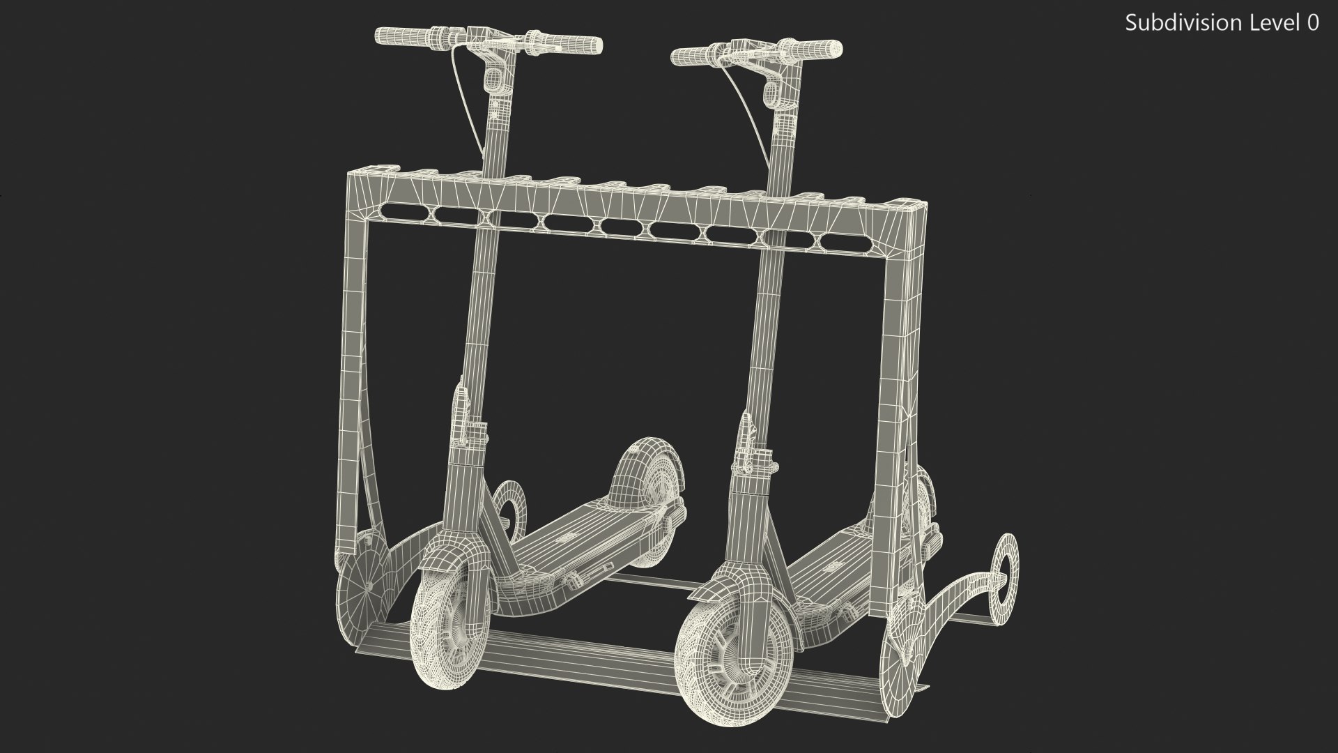 3D model Scooter Parking Rack with Ninebot KickScooter MAX https://p.turbosquid.com/ts-thumb/J3/GYWxoT/ly/scooterparkingrackwithninebotkickscootermaxc4dmodel023/jpg/1648185118/1920x1080/fit_q87/30b206caffa3a020add824ea72e0a6c62042b21d/scooterparkingrackwithninebotkickscootermaxc4dmodel023.jpg