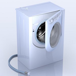 3d model of washing machine ariston aqualtis