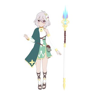 KoKkoro - Rigged - princess connect - characters Low-poly