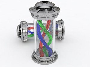 container virus 3d model