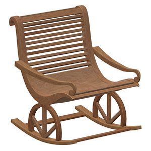 3D Rocking chair