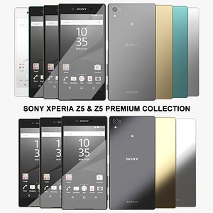3d model of realistic sony xperia z5
