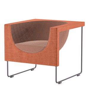 3D Nube Armchair by Stua Modern Designer Lounge Chair Realistic 3D model model
