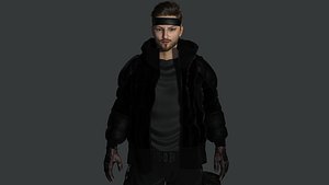 AAA 3D REALISTIC MALE CHARACTER - GUN SHOOTER MILITARY GTA WAR 3D model