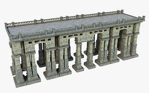 3D bridge fantasy classic model