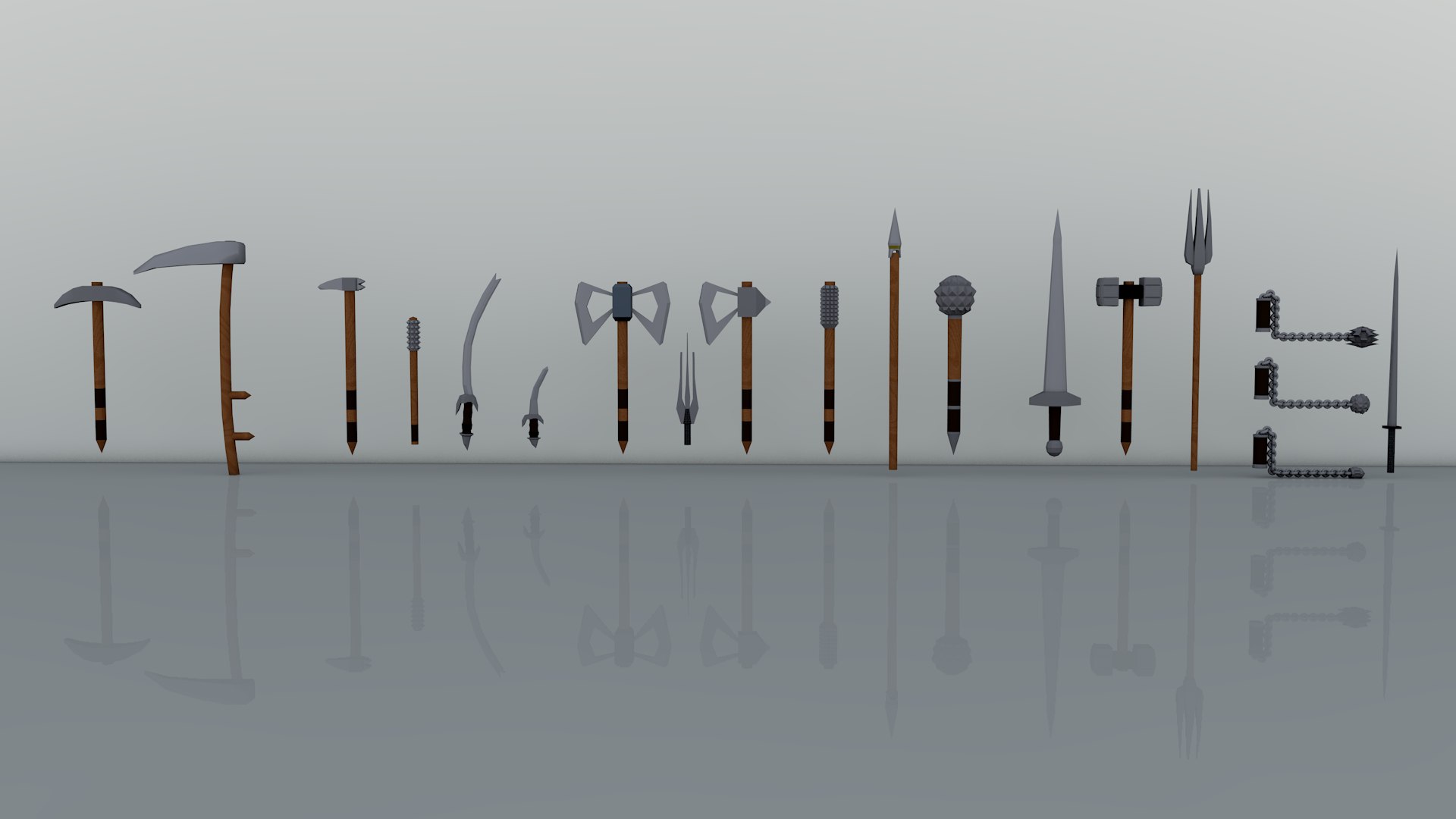 3D weapons model TurboSquid 1195303