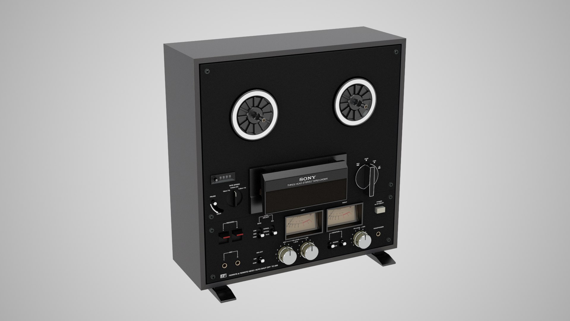 Sony Reel Tape recorder | 3D model