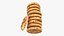 Torre de galletas con chispas de chocolate