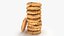 Torre de galletas con chispas de chocolate
