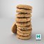 Torre de galletas con chispas de chocolate