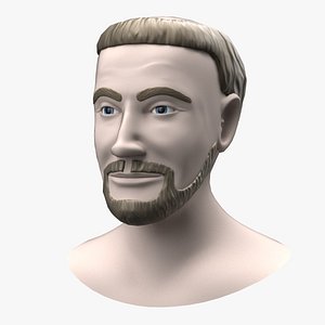 Joshua Pope Head Basemesh 3D model