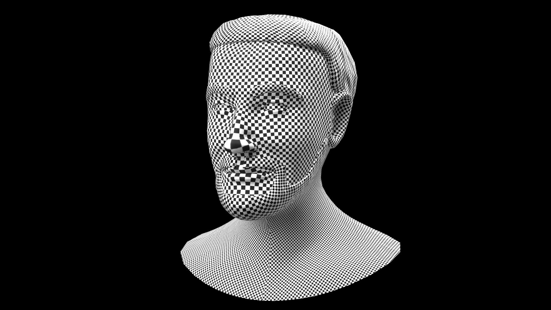 Joshua Pope Head Basemesh 3D model - TurboSquid 1903069