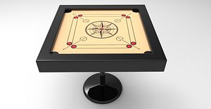 3D model carrom board