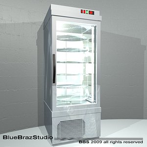 patisserie display cases 3d model