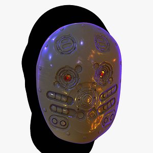 3D 3D Gas mask respirator scifi futuristic model