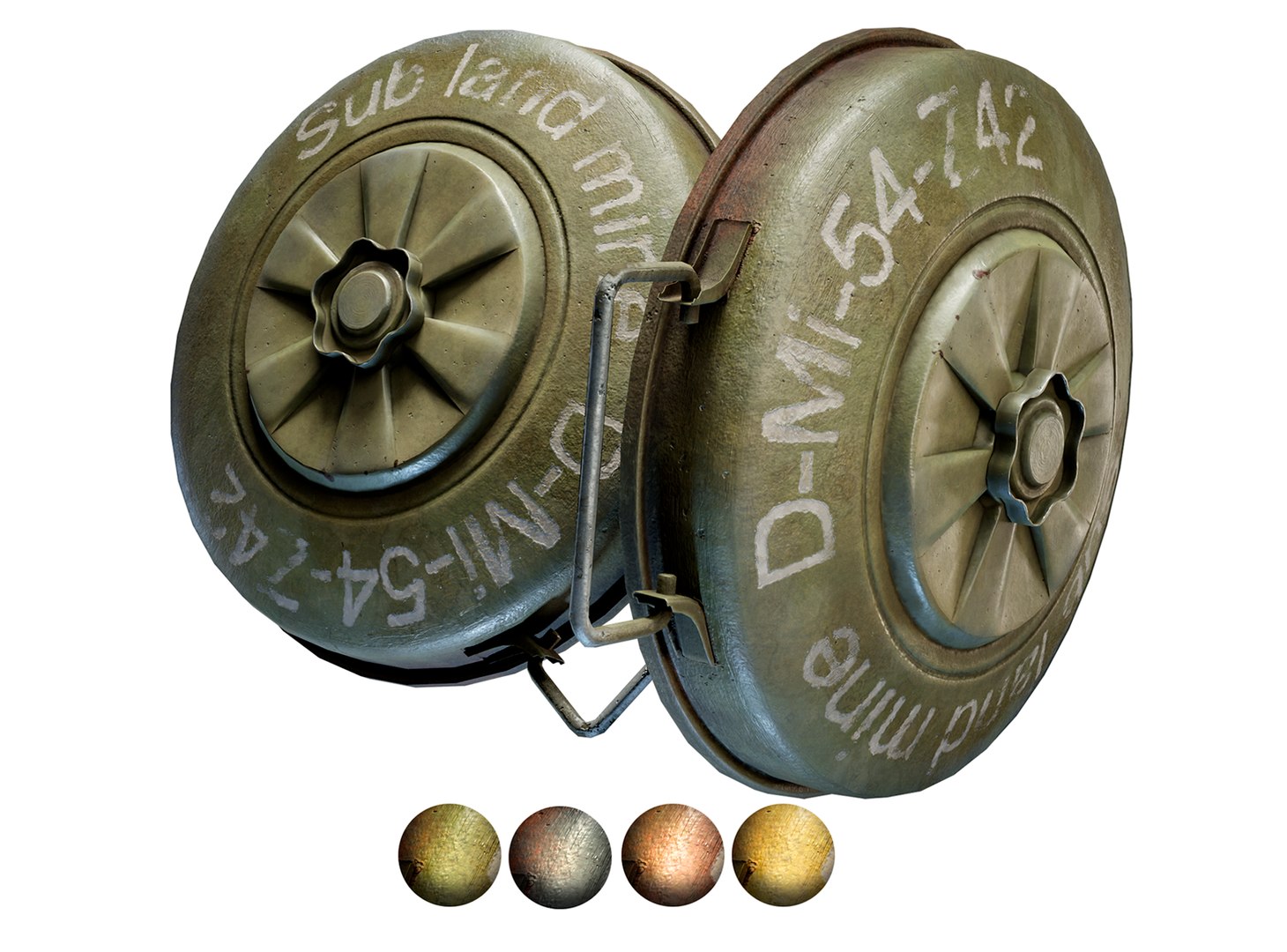 LandMine3D模型 - TurboSquid 1874326