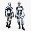 3D 3 Female Sci-fi Characters Collection