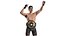 Fighter UFC MMA with Belt Wins Animated Fur Rigged