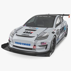 Tesla Model 3 Racing Car